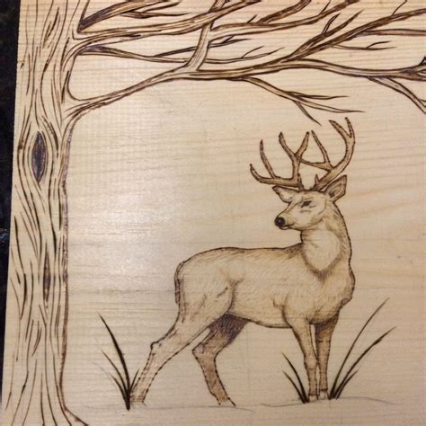 printable deer wood burning patterns customize  print