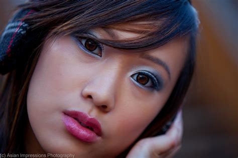 Wallpaper Face Model Eyes Glasses Red Asian Blue