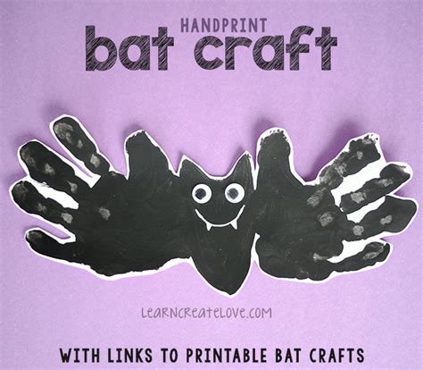 handprint bat craft