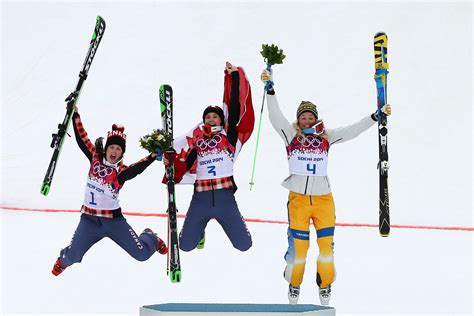 canadians win olympic gold  silver  womens ski cross
