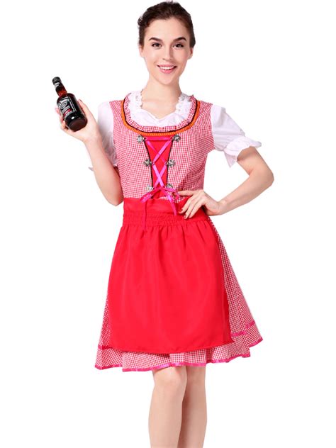 Sexy Beer Girl Oktoberfest Costume Wonder Beauty Lingerie Dress Fashion