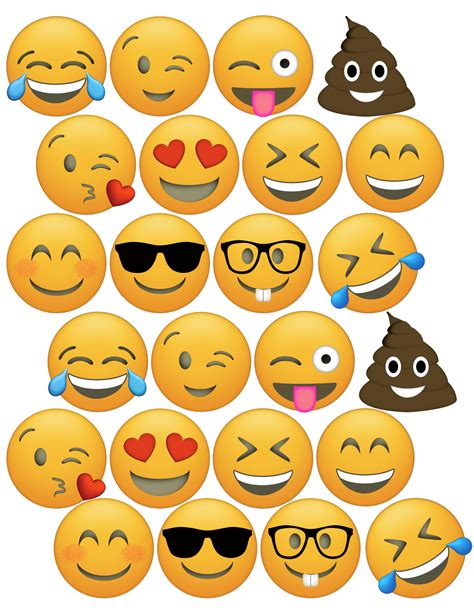 emoticon emoji emoji printables images   finder