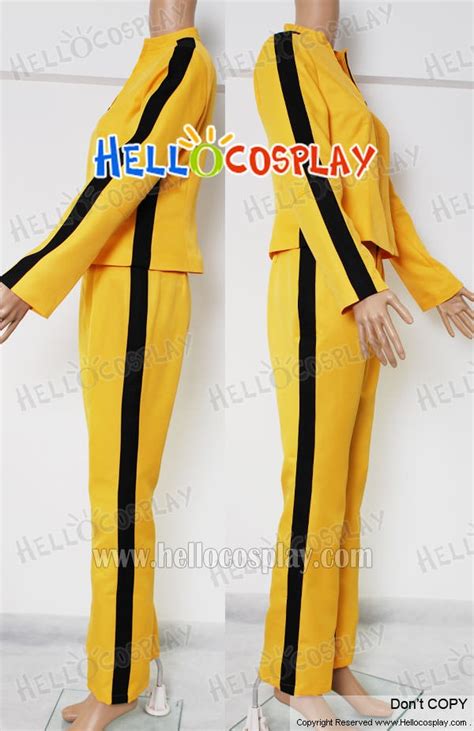 kill bill cosplay the bride yellow costume