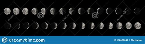phases   moon lunar cycle stock image image  night gibbous