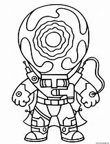 Fortnite Coloring Skin Pages Cyclo Printable sketch template