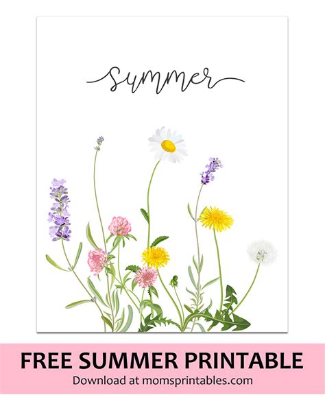 summer printable moms printables