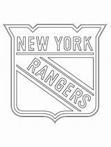 Rangers York Colouring Nhl Pages Coloring Coloringpage Ca Clubs Colour Member Check Category sketch template