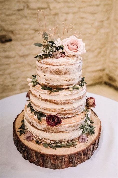 52 lovely and yummy rustic wedding cakes weddingomania