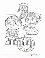 Pages Halloween Super Why Colouring Coloring Printable Cbc Print Ca Superwhy Parents Busytown Daniel Play Tiger Book Color Kids Mysteries sketch template