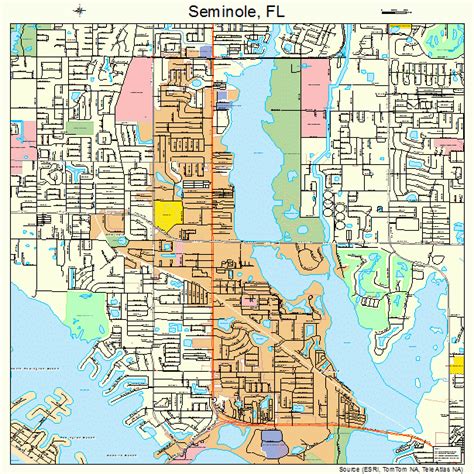 seminole florida street map