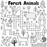 Puzzles Kids Crossword Printable Coloring Fun Puzzle Children Activities Pages 30seconds Print Worksheets Printables Preschool Mom Activity Animal Tip Visit sketch template