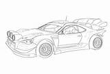 Subaru Drawing Brz Rally sketch template
