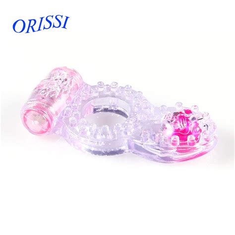 Orissi Couples Dual Pleasure Penis Ring Vibrating Cock Ring Clit