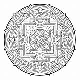 Coloring Pages Sacred Geometry Geometric Cool Aztec Color Fractal Printable Colorear Book Mandala Para Complex Beaver Therapy Designs Getcolorings Difficult sketch template