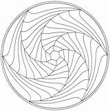 Mandalas Sketchite Spirals Coloriages Géométrique sketch template