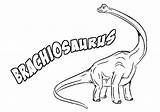 Brachiosaurus Dino Dinossauros Sauropods sketch template