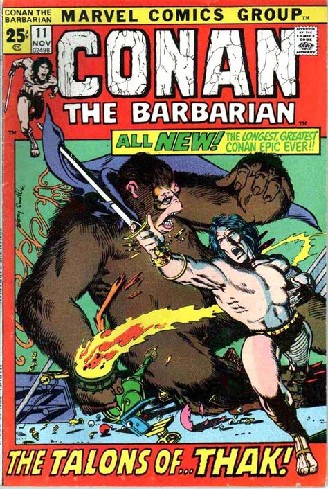 Conan The Barbarian 11 Barry Windsor Smith Art And Cover
