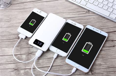 usb power bank mah external battery lcd portable mobile phone charger powerbank  iphone