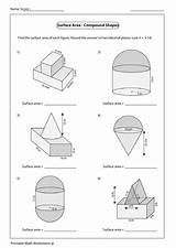 Worksheet Surface Area Compound Shapes Pdf sketch template