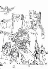 Sigismund 40k Crusader Deviantart Horus Primarch Heresy sketch template