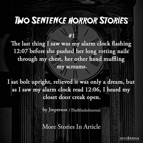 100 Two Sentence Horror Stories That Ll Freak You Out – Artofit
