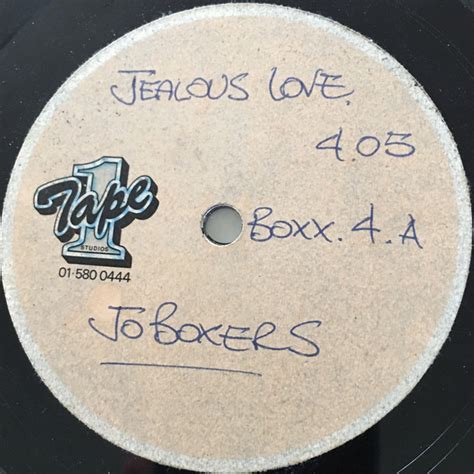 Joboxers Jealous Love She S Got Sex 1984 Acetate