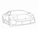 Lamborghini Coloring Aventador Pages Drawing Outline Getdrawings Reventon Print sketch template