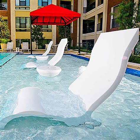 ledge lounger high  chair ultra modern pool patio
