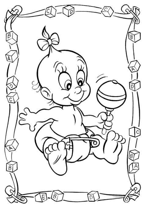 baby coloring pages  girls beginning  expert crafting