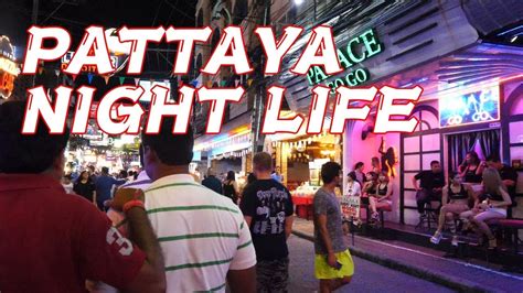 Pattaya Red Light District Night Life In Thailand 4k 60fps Hdr Youtube