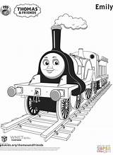 Coloring Thomas Emily Friends Train Pages Colouring Printable Edward Sheets Tank Kids Print Books Percy Characters Drawing Rocks Cartoon Printables sketch template