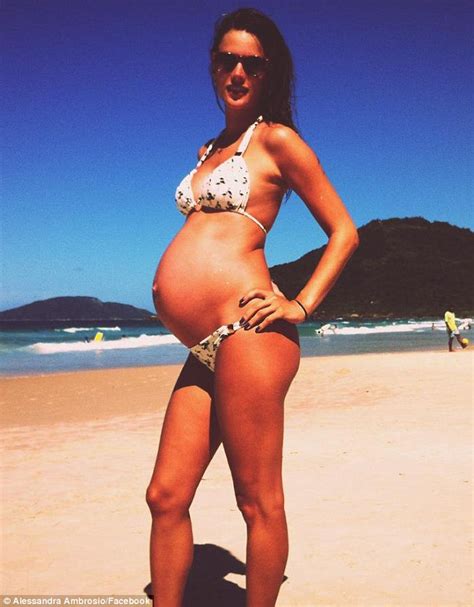 Have A Great Weekend Everybody Pregnant Beach Babe