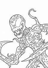 Carnage Fgteev Spiderman Spectacular Overlord Lineart sketch template