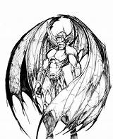 Demon Drawings Drawing Pencil Demons Coloring Warrior Angel Sketch Heaven Pages Devil Dragon Scary Female Insidious Deviantart Dragons Colouring Clipart sketch template