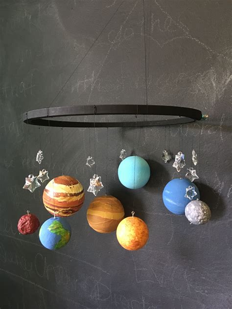 solar system mobile diy