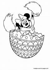 Easter Coloring Minnie Pages Mouse Egg Disney Mickey Print Browser Window sketch template