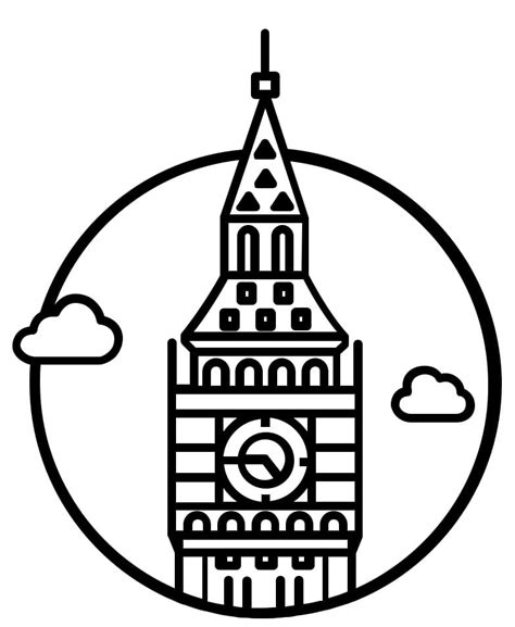 big ben coloring coloring pages