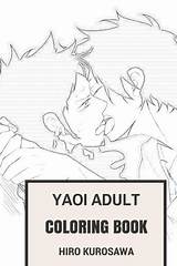 Coloring Yaoi Book Hentai Anime sketch template