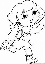 Dora Coloringpages101 sketch template