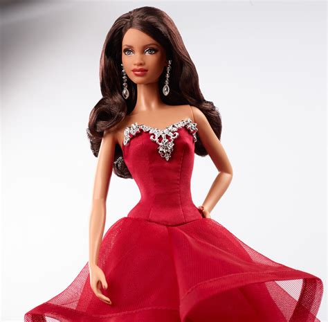 barbie collector 2015 holiday doll brunette toys and games