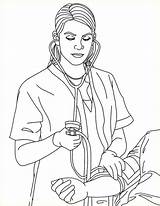 Nurse sketch template