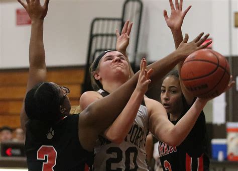westport girls use intense defense and foul shots to hold