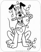 Pluto Characters Disneyclips Colorare Natalizi Bastoncini Disegni Zucchero sketch template