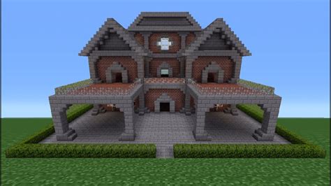 minecraft tutorial brick house  youtube