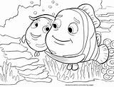 Coloring Pages Nemo Finding Cartoon sketch template