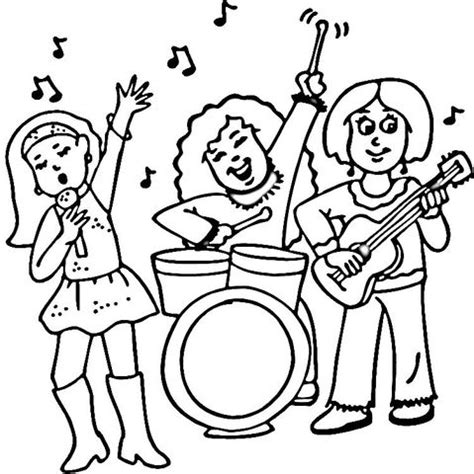 coloring pages wonderful musical band coloring page