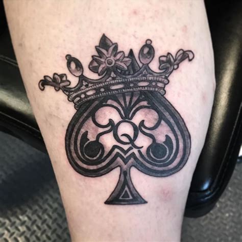 Queen Of Spades Tattoo Tattoo Ideas And Inspiration Spade Tattoo