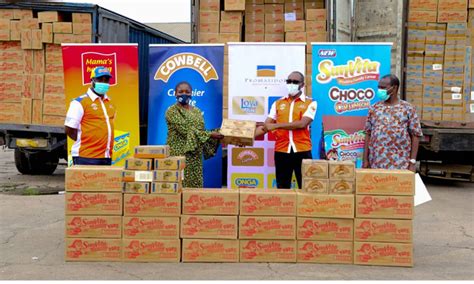 promasidor nigeria contributes   million  cash  food