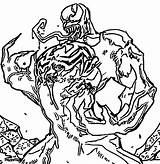 Venom Chibi Toxin Coloringhome Popular sketch template