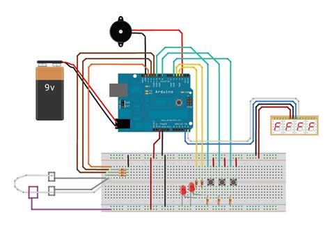 buzz wire alarm clock schematic  arduino  projectsuse arduino  projects